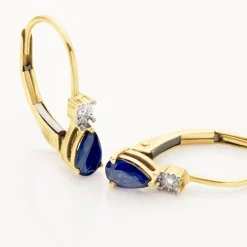 Histoire d'Or Boucles D'oreilles Pendantes Blossom Saphir* Boucles D'Oreilles|Boucles D'Oreilles Pendantes