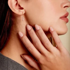 Histoire d'Or Boucles D'oreilles Pendantes Chastity Or Jaune Oxyde De Zirconium* Boucles D'Oreilles|Boucles D'Oreilles Pendantes