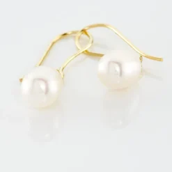 Histoire d'Or Boucles D'oreilles Pendantes Baroque Or Jaune Perle De Culture* Boucles D'Oreilles|Boucles D'Oreilles Pendantes