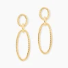 Sale Histoire d'Or Boucles D'Oreilles Pendantes Franklyn Or Jaune