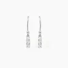 Histoire d'Or Boucles D'oreilles Pendantes Lauren Argent Blanc Oxyde De Zirconium* Boucles D'Oreilles|Boucles D'Oreilles Fantaisie