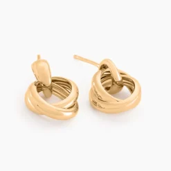 Histoire d'Or Boucles D'oreilles Pendantes Plaqué Or Jaune Alfonsina* Boucles D'Oreilles|Boucles D'Oreilles Pendantes