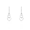 Histoire d'Or Boucles D'oreilles Pendantes Love Love Argent Blanc* Boucles D'Oreilles|Boucles D'Oreilles Fantaisie