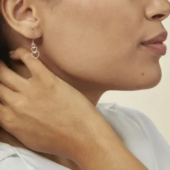 Histoire d'Or Boucles D'oreilles Pendantes Love Love Argent Blanc* Boucles D'Oreilles|Boucles D'Oreilles Fantaisie