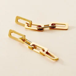Histoire d'Or Boucles D'oreilles Pendantes Gracen Acier Jaune* Boucles D'Oreilles|Boucles D'Oreilles Fantaisie