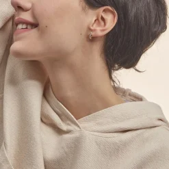 Online Histoire d'Or Boucles D'oreilles Pendantes Mayline Or Bicolore Diamant