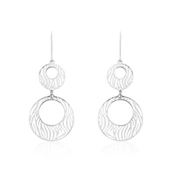 Histoire d'Or Boucles D'oreilles Pendantes Africa Argent Blanc* Boucles D'Oreilles|Boucles D'Oreilles Fantaisie