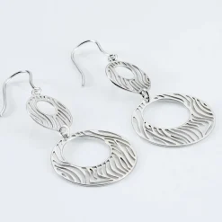 Histoire d'Or Boucles D'oreilles Pendantes Africa Argent Blanc* Boucles D'Oreilles|Boucles D'Oreilles Fantaisie