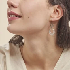 Histoire d'Or Boucles D'oreilles Pendantes Africa Argent Blanc* Boucles D'Oreilles|Boucles D'Oreilles Fantaisie