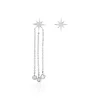 Histoire d'Or Boucles D'oreilles Pendantes Clarence Argent Blanc Oxyde De Zirconium