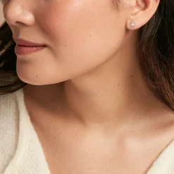 Histoire d'Or Boucles D'oreilles Pendantes Clarence Argent Blanc Oxyde De Zirconium