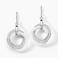 Histoire d'Or Boucles D'oreilles Pendantes Grizzel De Zirconium* Boucles D'Oreilles|Boucles D'Oreilles Fantaisie