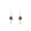Histoire d'Or Boucles D'oreilles Pendantes Joana Or Rose Nacre