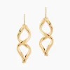 Histoire d'Or Boucles D'oreilles Pendantes Merone Vagues Or Jaune* Boucles D'Oreilles|Boucles D'Oreilles Pendantes