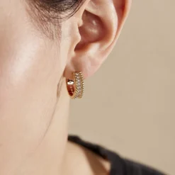 Histoire d'Or Boucles D'oreilles Pendantes Marie-baptistine Plaqué Or Oxyde* Boucles D'Oreilles|Boucles D'Oreilles Fantaisie