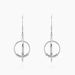 Sale Histoire d'Or Boucles D'oreilles Pendantes Siara Argent Blanc