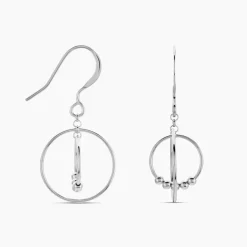 Sale Histoire d'Or Boucles D'oreilles Pendantes Siara Argent Blanc