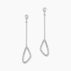 Histoire d'Or Boucles D'oreilles Pendantes Rosemay Argent Blanc Oxyde De Zirconium* Boucles D'Oreilles|Boucles D'Oreilles Fantaisie