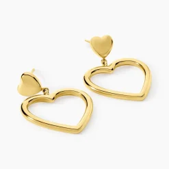 Histoire d'Or Boucles D'oreilles Pendantes Tassy Acier Jaune* Boucles D'Oreilles|Boucles D'Oreilles Fantaisie
