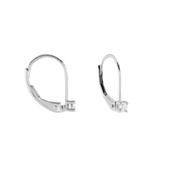 Histoire d'Or Boucles D'oreilles Pendantes Victoria Or Blanc Diamant* Boucles D'Oreilles|Boucles D'Oreilles Pendantes