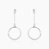 Histoire d'Or Boucles D'oreilles Pendantes Amma Argent Blanc Oxyde De Zirconium* Boucles D'Oreilles|Boucles D'Oreilles Fantaisie