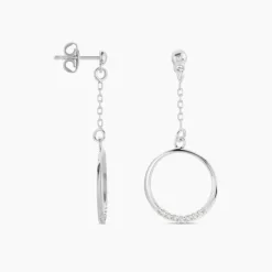 Histoire d'Or Boucles D'oreilles Pendantes Amma Argent Blanc Oxyde De Zirconium* Boucles D'Oreilles|Boucles D'Oreilles Fantaisie