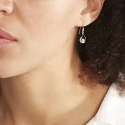 Histoire d'Or Boucles D'oreilles Pendantes Akiko Argent  Perle De Culture Et Oxyde* Boucles D'Oreilles|Boucles D'Oreilles Fantaisie