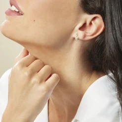 Histoire d'Or Boucles D'oreilles Pendantes Evana Or Jaune Oxyde De Zirconium* Boucles D'Oreilles|Boucles D'Oreilles Pendantes