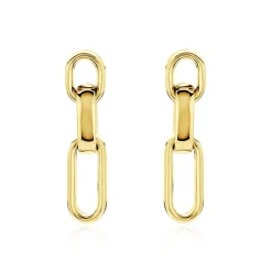 Histoire d'Or Boucles D'oreilles Pendantes Jari Or Jaune