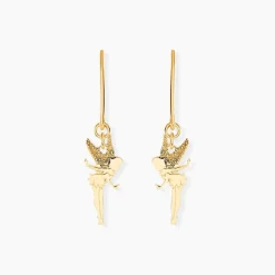 Best Histoire d'Or Boucles D'oreilles Pendantes Fee Or Jaune