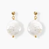 Histoire d'Or Boucles D'oreilles Pendantes Baroka Or Jaune Perle De Culture* Boucles D'Oreilles|Boucles D'Oreilles Pendantes