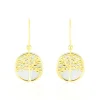 Histoire d'Or Boucles D'oreilles Pendantes Noamie Or Jaune Nacre* Boucles D'Oreilles|Boucles D'Oreilles Pendantes