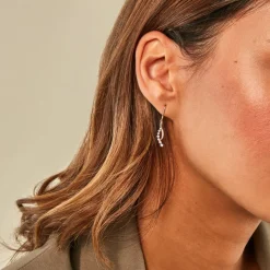 Histoire d'Or Boucles D'Oreilles Pendantes Klavdija Or Jaune Oxyde De Zirconium* Boucles D'Oreilles|Boucles D'Oreilles Pendantes