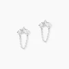 Sale Histoire d'Or Boucles D'oreilles Pendantes Stilla Argent Blanc