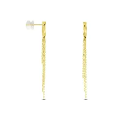 Histoire d'Or Boucles D'oreilles Pendantes Armoise Or Jaune