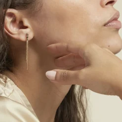 Histoire d'Or Boucles D'oreilles Pendantes Armoise Or Jaune