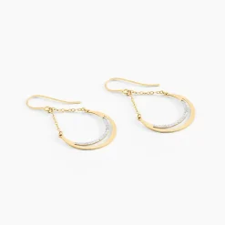 Histoire d'Or Boucles D'oreilles Pendantes Nuada Or Bicolore* Boucles D'Oreilles|Boucles D'Oreilles Pendantes