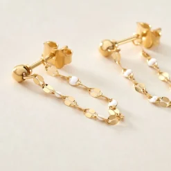 Histoire d'Or Boucles D'oreilles Pendantes Asteria Or Jaune* Boucles D'Oreilles|Boucles D'Oreilles Pendantes
