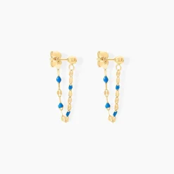 Histoire d'Or Boucles D'oreilles Pendantes Or Jaune Asteria* Boucles D'Oreilles|Boucles D'Oreilles Pendantes