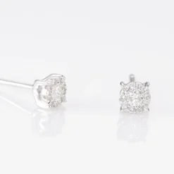 Histoire d'Or Boucles D'oreilles Puces Artemis Or Blanc Diamant* Boucles D'Oreilles|Clous D'Oreilles