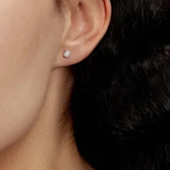 Histoire d'Or Boucles D'oreilles Puces Artemis Or Blanc Diamant* Boucles D'Oreilles|Clous D'Oreilles