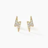 Histoire d'Or Boucles D'oreilles Puces Acier Doré Cristal* Boucles D'Oreilles|Boucles D'Oreilles Fantaisie