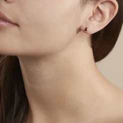 Histoire d'Or Boucles D'oreilles Puces Argent Blanc Junie Ambre* Boucles D'Oreilles|Boucles D'Oreilles Fantaisie