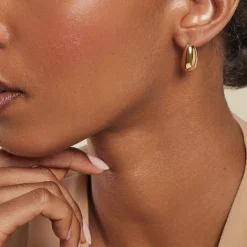 Histoire d'Or Boucles D'oreilles Puces Adoree Acier Jaune* Boucles D'Oreilles|Boucles D'Oreilles Fantaisie