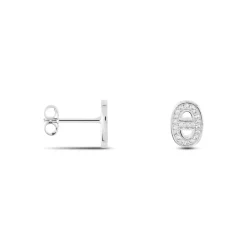 Histoire d'Or Boucles D'oreilles Puces Argent Blanc Caprina Oxydes De Zirconium* Boucles D'Oreilles|Boucles D'Oreilles Fantaisie