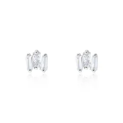 Histoire d'Or Boucles D'oreilles Puces Adria Argent Blanc Oxyde De Zirconium* Boucles D'Oreilles|Boucles D'Oreilles Fantaisie