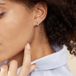 Histoire d'Or Boucles D'oreilles Puces Argent Duredle Oxydes De Zirconium* Boucles D'Oreilles|Boucles D'Oreilles Fantaisie