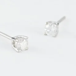 Clearance Histoire d'Or Boucles D'oreilles Puces Aphrodite or blanc diamant