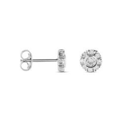 Histoire d'Or Boucles D'oreilles Puces Argent Blanc Gwenegan Oxydes De Zirconium* Boucles D'Oreilles|Boucles D'Oreilles Fantaisie