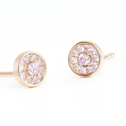 Histoire d'Or Boucles D'oreilles Puces Auxana Argent Rose Oxyde De Zirconium* Boucles D'Oreilles|Boucles D'Oreilles Fantaisie